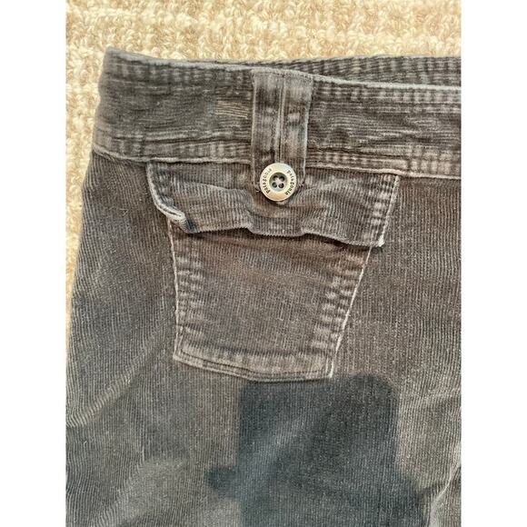 PATAGONIA Gray Corduroy Mini Skirt Sz 10 - Picture 2 of 6